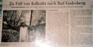 Kalkutta nach Bad Godesberg